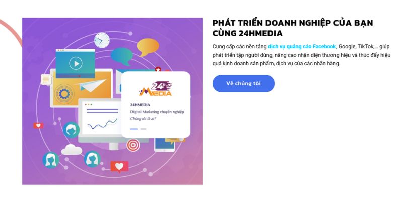 Dịch vụ Marketing tại 24h Media