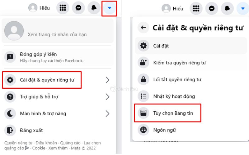 Thực hiện các bước trên máy tính