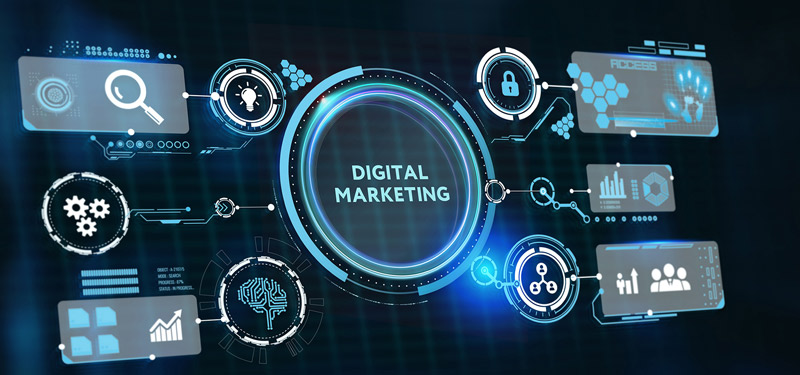 Digital Marketing được thực hiện trên các nền tảng kỹ thuật số gồm thiết bị điện tử, Internet