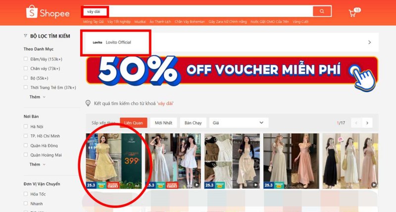 Hình minh họa quảng cáo từ khóa